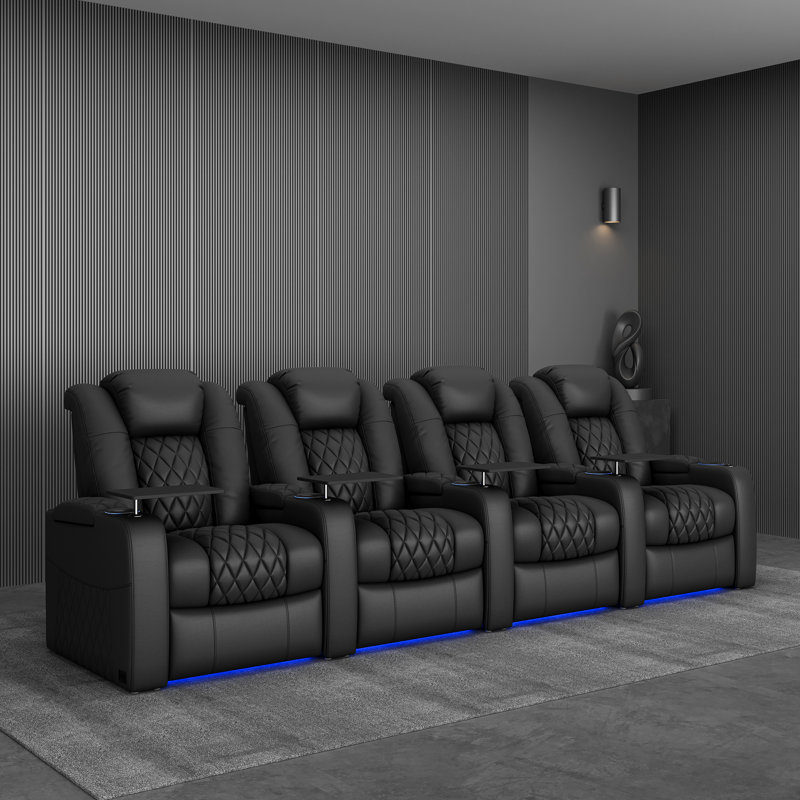 Fauteuil de cinéma inclinable Power Zero Gravity, Noir