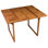30'' Solid Wood Rectangular Folding Table