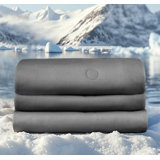 Cooling Comforter with TENCEL Fill for Hot Sleepers & Night Sweats - Temperature Regulating, Lightweight, Double-Sided Breathable All Season Thin Bedding