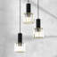 Cristal 3 - Light Black Cylinder Pendant