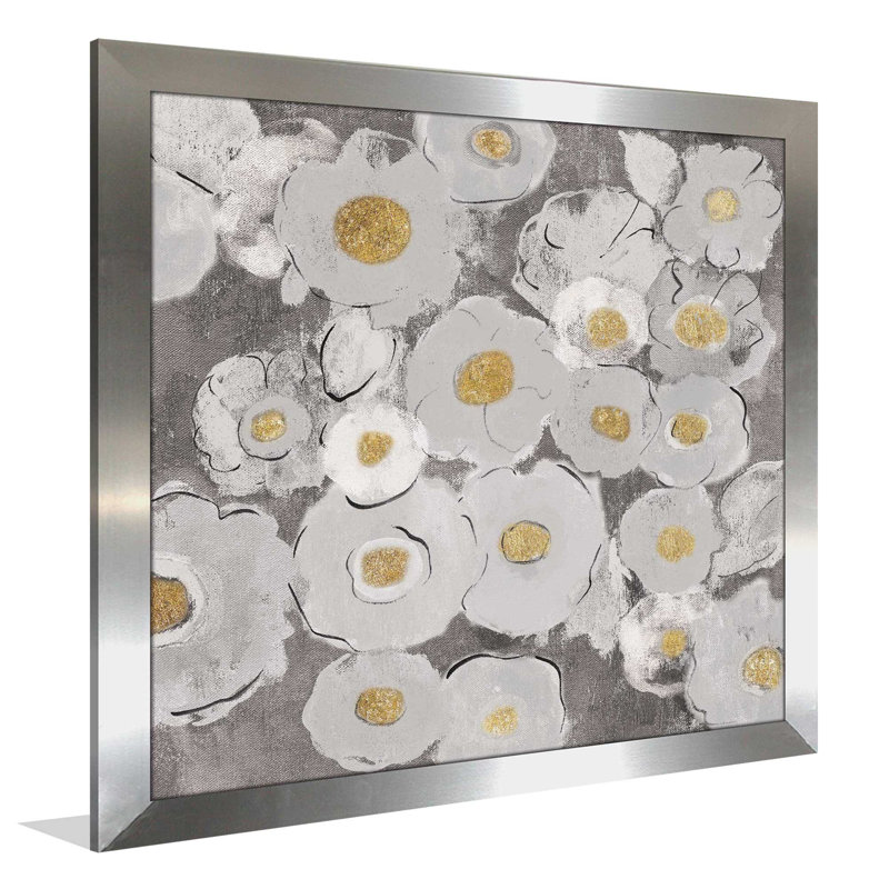 « bohémien bouquet ii chaude », reproduction de peinture à l’acrylique, H 27,5 po x l 27,5 po x P 0,75 po