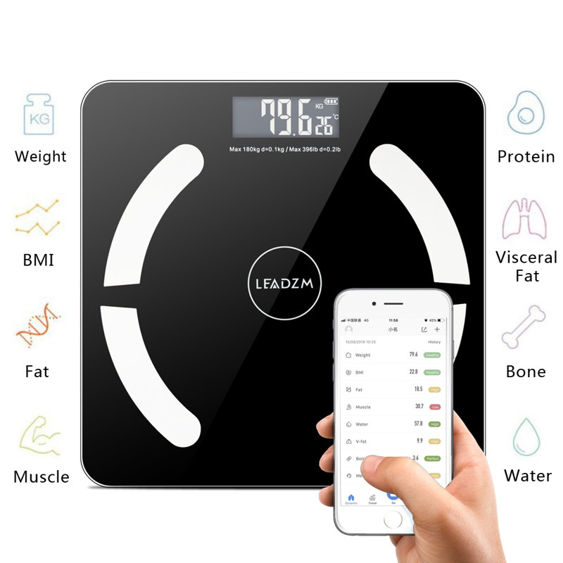 Winado Digital Glass Bathroom Scale with Bluetooth
