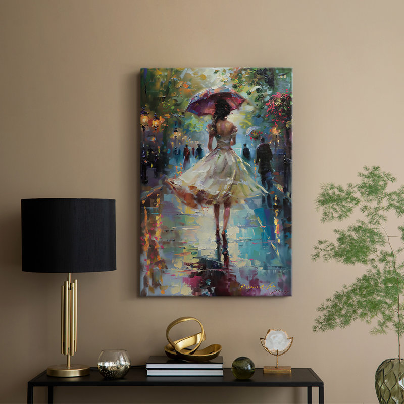 WCCEN Series DCCXCIX - Toile tendue avec châssis de qualité supérieure - Prêt à être accroché, H 36 po x l 24 po