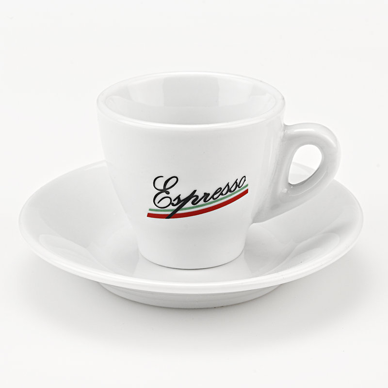 Tasse à espresso en porcelaine Lorren Home Trends avec logo espresso