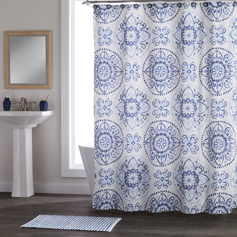 Greig Geometric Shower Curtain