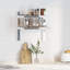 Hamida Stainless Steel Bracket Shelf-398641086