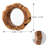 Four Pack Handmade Rustic Solid Wood Mirror Wall Decor