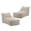 Fauteuil à billes d'extérieur, ensemble de 2-1290254131