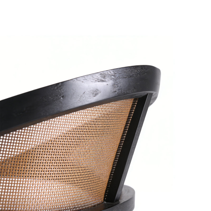 Chaise d'appoint rembourrée Cane, Line