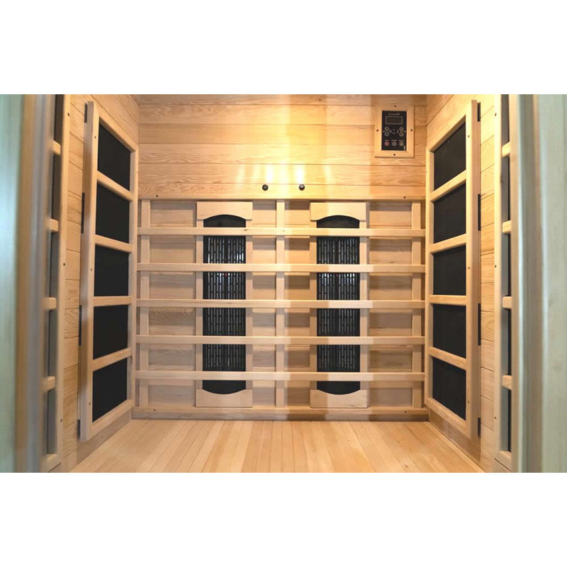 Vidalux Solara 3 Person Full Spectrum Infrared Sauna With Complete Heat, 2 Person