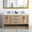 Ensemble de meuble-lavabo double 60 "Venice