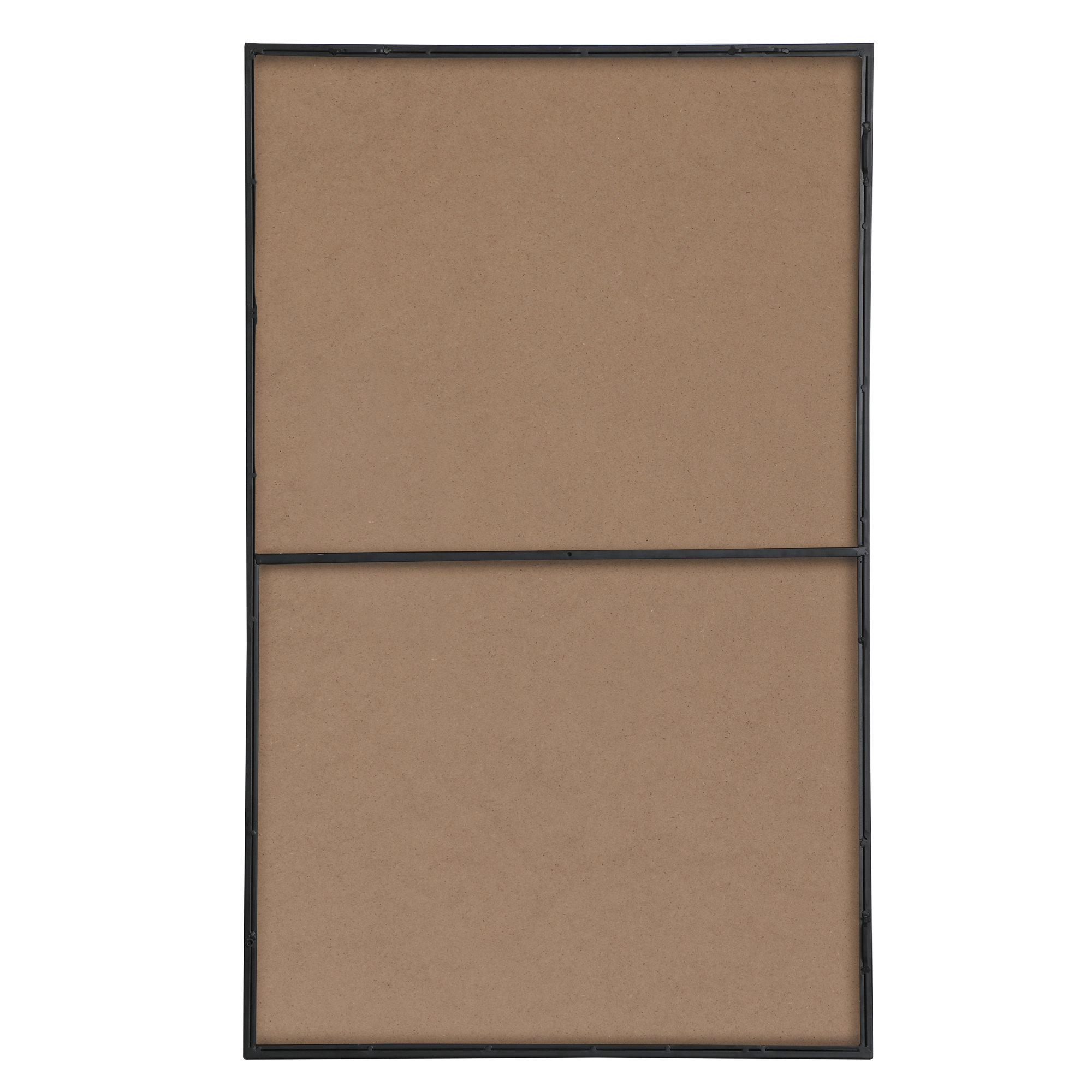 Sabine Metal Rectangle Wall Mirror, 48" x 30", Black
