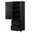 Tall Bathroom Storage Cabinet With Two Drawers And Adjustable Shelf, Freestanding MDF Board Design For Enhanced Organization-1965667257