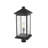 Lovette Stained Glass Pier Mount Light Post Lantern-2030029583
