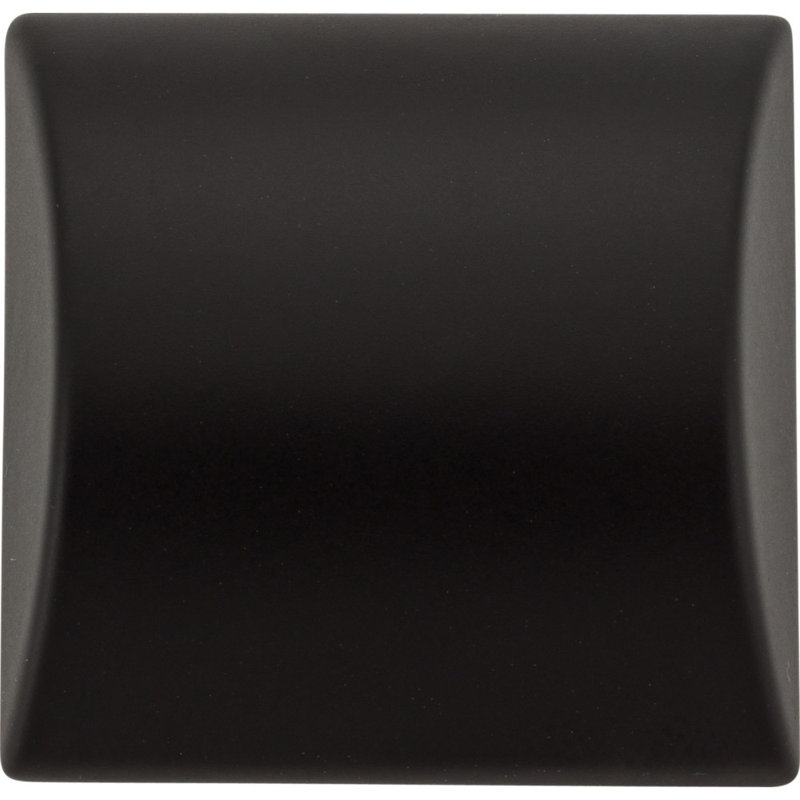 Roman Square Knob, Matte Black