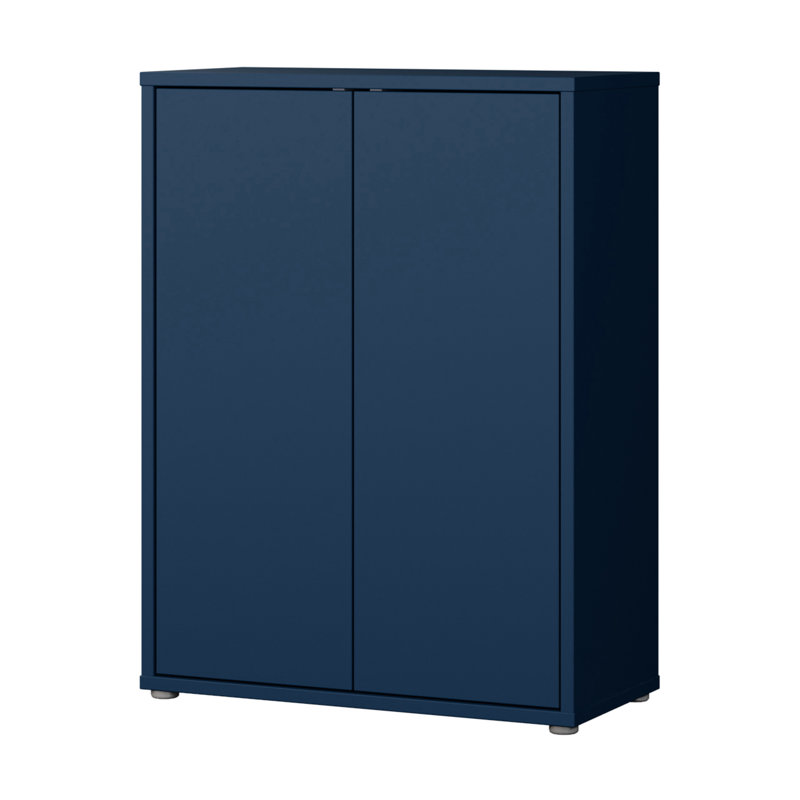 Chadwic 14 Pair Shoe Storage Cabinet, Blue