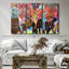 Footballeurs sur toile-98978104