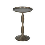 Carden End Table-Dark Aluminum