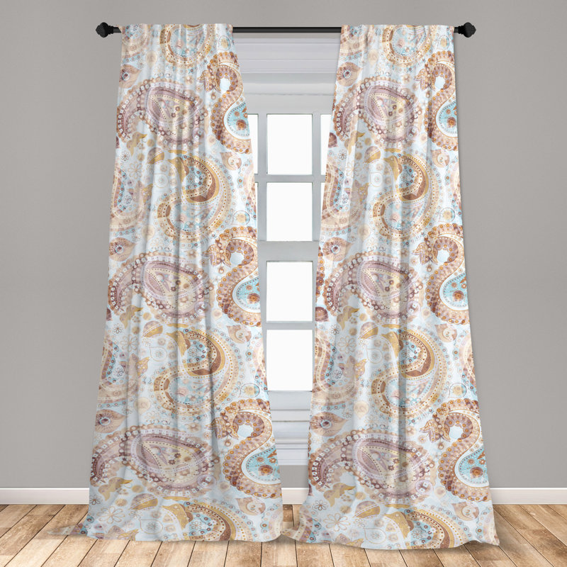 Semi Sheer Curtain Pair, 28" W x 84" L