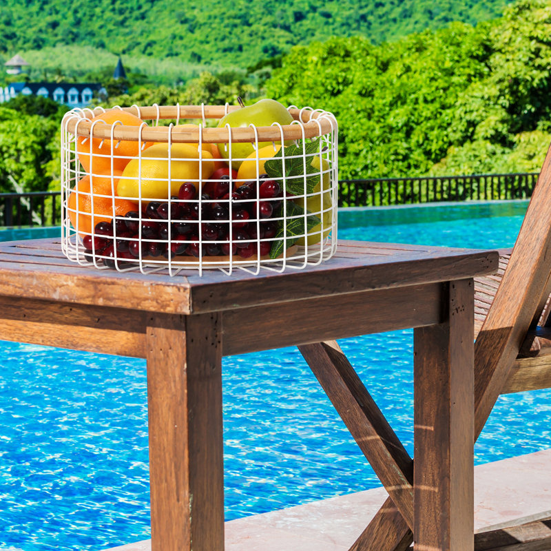 Ebern Designs Calavar Metal Fruit Bowl