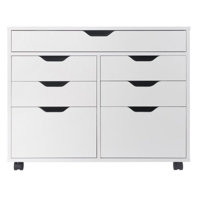 Almaree 32.13'' Wide 4 -Drawer Mobile File Cabinet, White