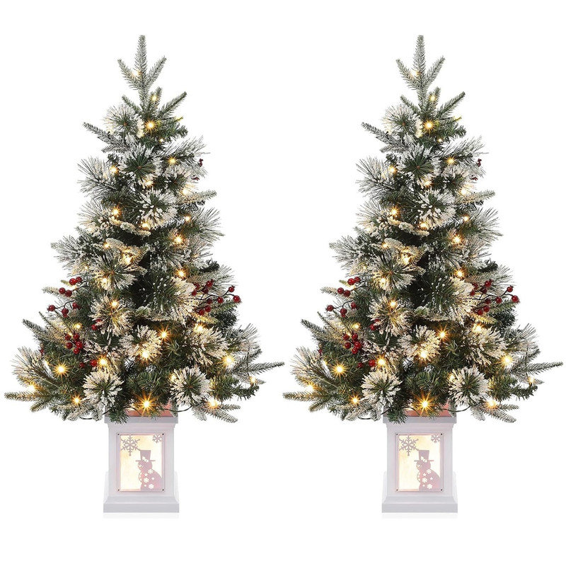 3' H Lighted Artificial Christmas Tree