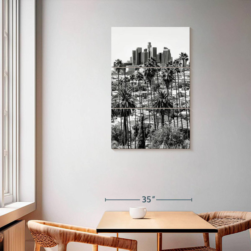 Noir Sirecc, Californie, LA, H 57 po x l 36 po