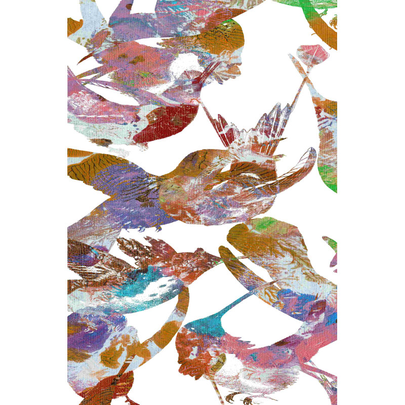 Bright Bright Birds IV, H 18 po x l 12 po