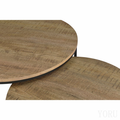Table basse gigogne 2 pièces Mango