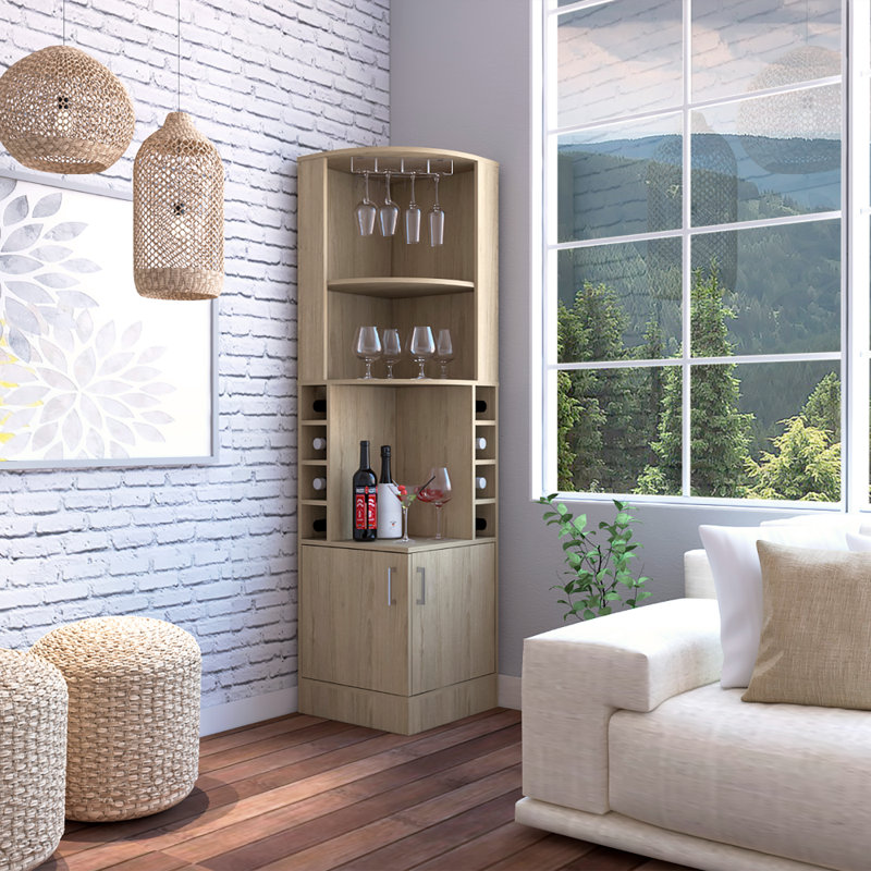 Kayisha Bar with Wine Storage, Honey