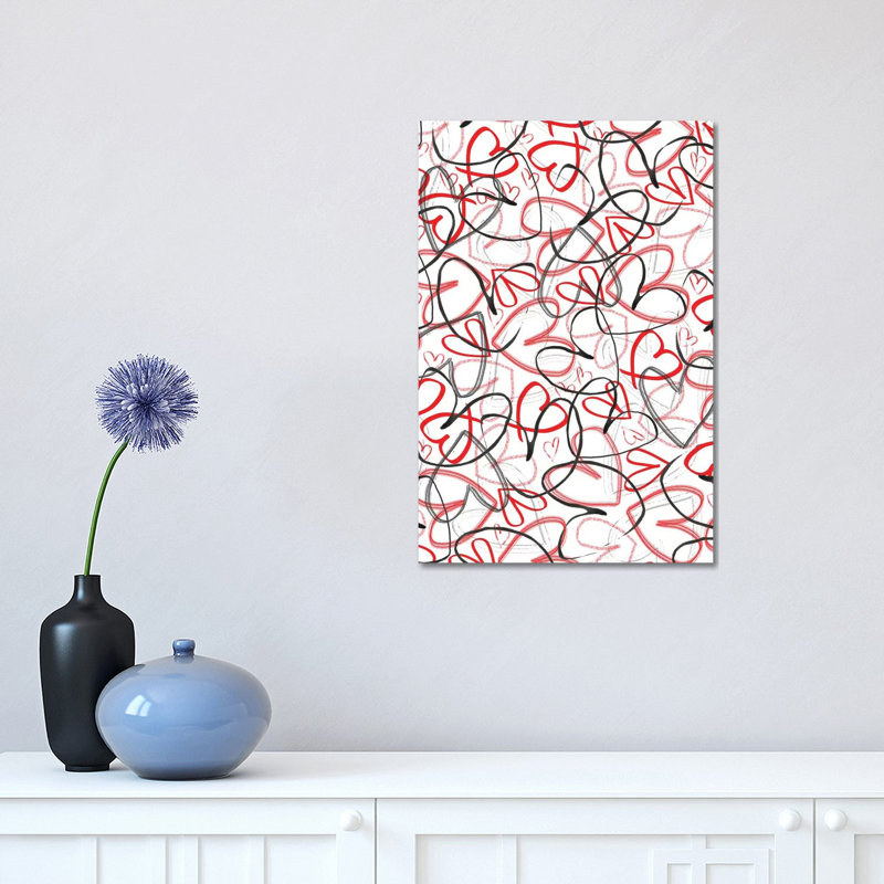 Hearts, 2015 by Louisa Hereford - Wrapped Canvas Print, 45.72cm H x 30.48cm W x 1.905cm D