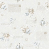 Country Cottage Vintage Rose Design 33' L x 21" W Wallpaper Roll
