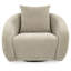 Chaise d'appoint pivotante Yahya-130478406
