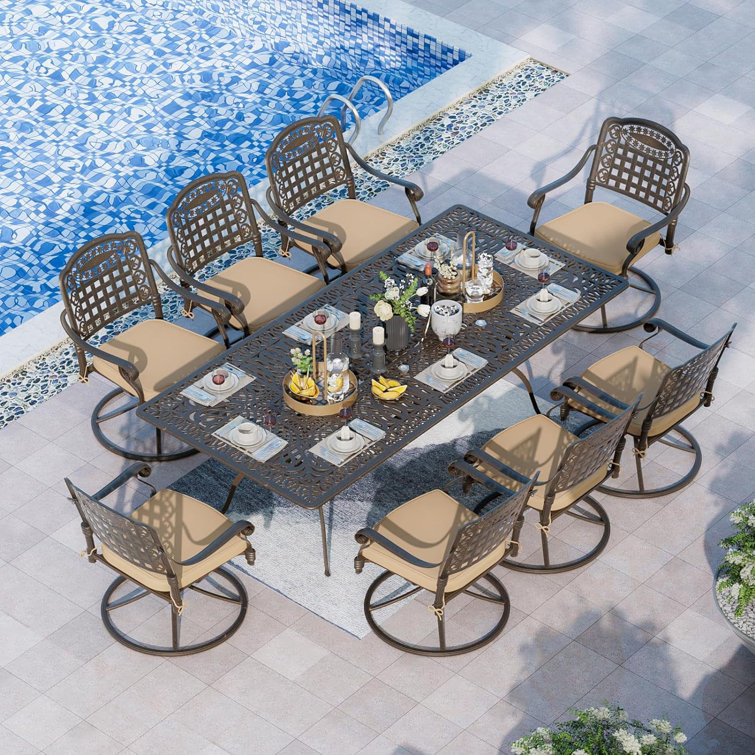 Wayfair Square Person Outdoor Dining Table Wayfair Outdoor Dining