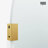 Arden 34" W x 78" H Frameless Fixed Shower Screen with 3/8" Glass-103250988