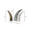 3 Piece Variegated Horn Sculpture Set