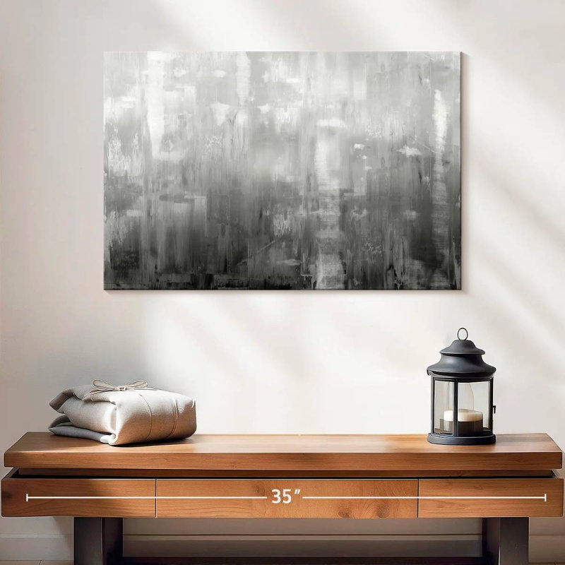 Avery Textural In Grey, 16" H x 24" W