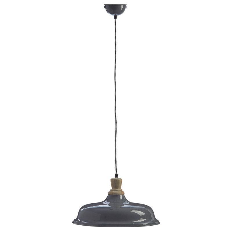 Finn 1 - Light Bowl Pendant, Large, Grey
