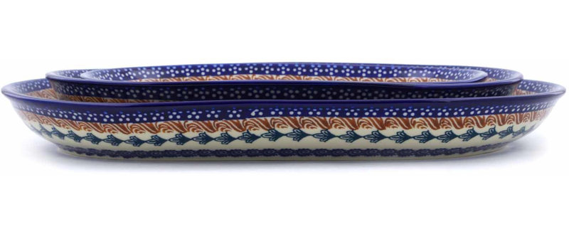 Polish Pottery Stoneware Platter
