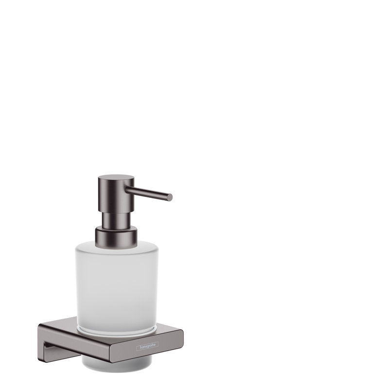 Hansgrohe AddStoris Liquid Soap Dispenser, Brushed Black Chrome