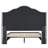 Evonna Upholstered Wingback Bed