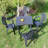 Rapino Square Table with 4  Chairs Garden Set-1756835627