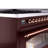 ILVE Nostalgie II Series 48 inch Dual Fuel Range with 8 Sealed Burners, Griddle (Glass Door)-98196446-98196439