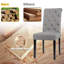 Chaise d’appoint capitonnée en lin capitonné gris-111728419-111728428