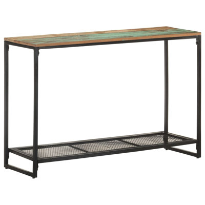 Olive 110cm Solid Wood Top Console Table
