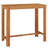 Bar Table Outdoor Pub Table Patio Counter Height Table Solid Acacia Wood