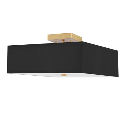 Plafonnier semi-encastré 3 lumières Breckan