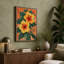 Hibiscus in Gold Botanical - Wrapped Canvas-1545310880-1545310906