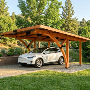 Abri de jardin en bois massif 18,3 x 12,6 x 7,7 pi, pavillon de jardin extérieur avec toit en acier