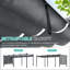Pergola en aluminium avec auvent Aoodor-97922609-86865222